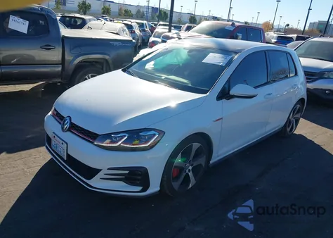 2019 Volkswagen Golf Gti 2.0T Autobahn/2.0T Rabbit Edition/2.0T S/2.0T Se z USA, uszkodzony, nr VIN 3VW6T7AU3KM037486